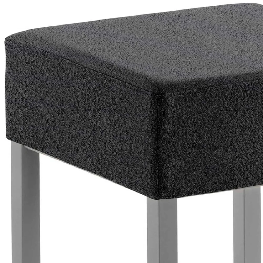 Wohnen Hocker<34x34 Bar Hocker in Anthrazit - Zilyana
