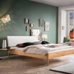 Wohnen Betten<140x200 Bett aus Wildbuche massiv - Roverario