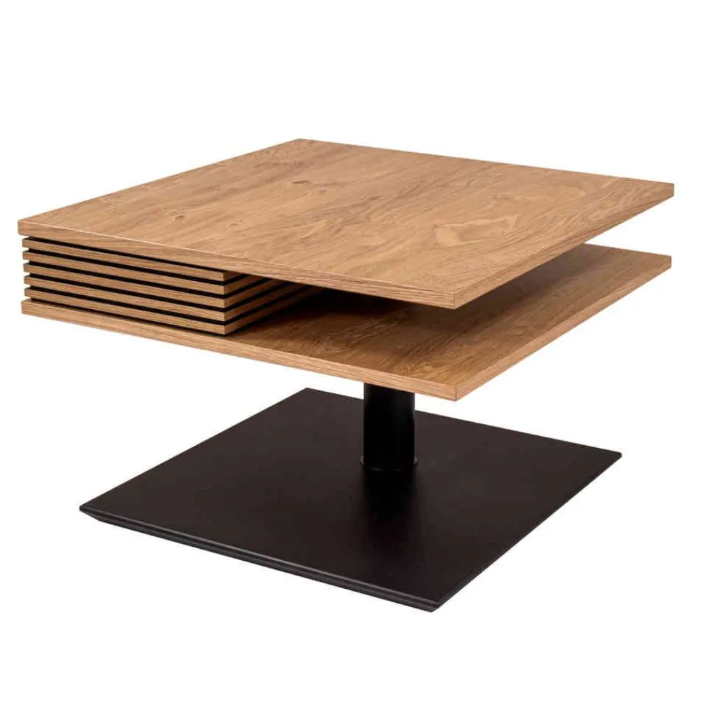 Wohnen Tische<70x70 cm Couchtisch mit Staufach - Portland