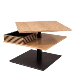 Wohnen Tische<70x70 cm Couchtisch mit Staufach - Portland