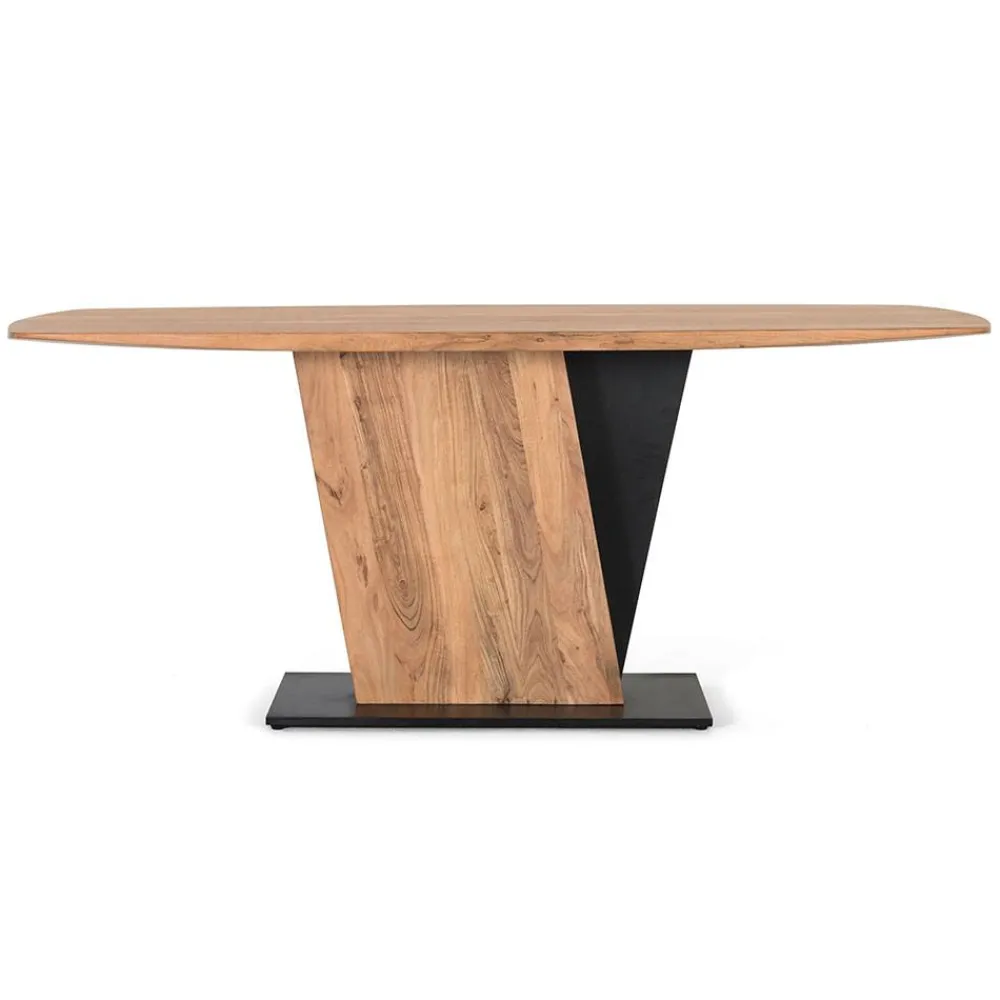 Wohnen Tische<240x100 cm Tisch aus Akazie Massivholz - Moleda