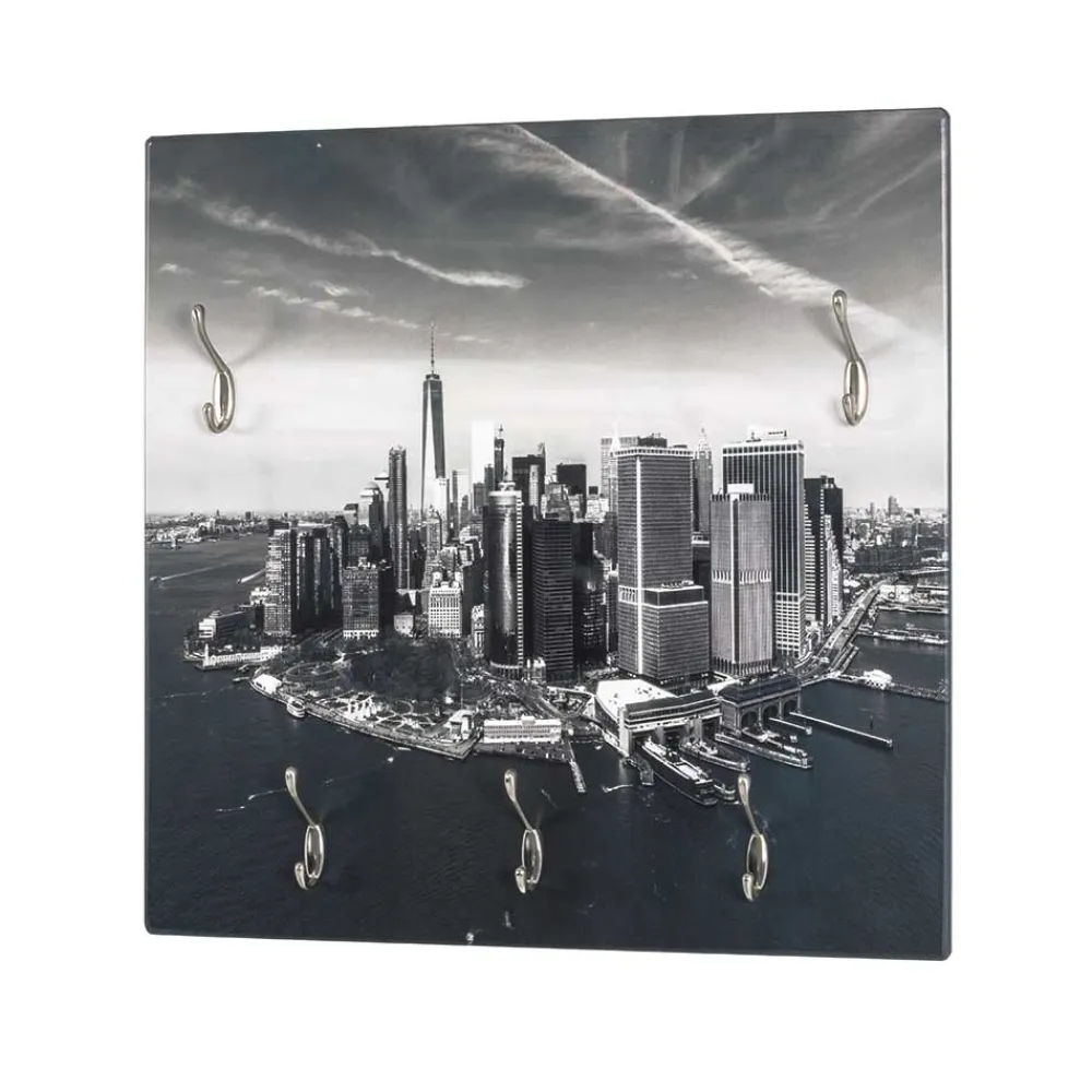 Wohnen Garderoben<60x60 cm Wandgarderobe mit Fotodruck - Bahma