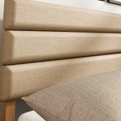 Wohnen Betten<140x200 Designbett aus Wildeiche - Puwa