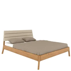 Wohnen Betten<140x200 Designbett aus Wildeiche - Puwa
