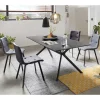Wohnen Sitzgruppe<180x90 Esstisch Sitzgruppe Set - Nibal (fünfteilig)