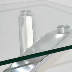Wohnen Tische<160x90 Esszimmer Glastisch mit Mikado Fußgestell - Tyres