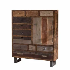Wohnen Highboards<90x120 Highboard mit 11 Schubladen - Bahiro