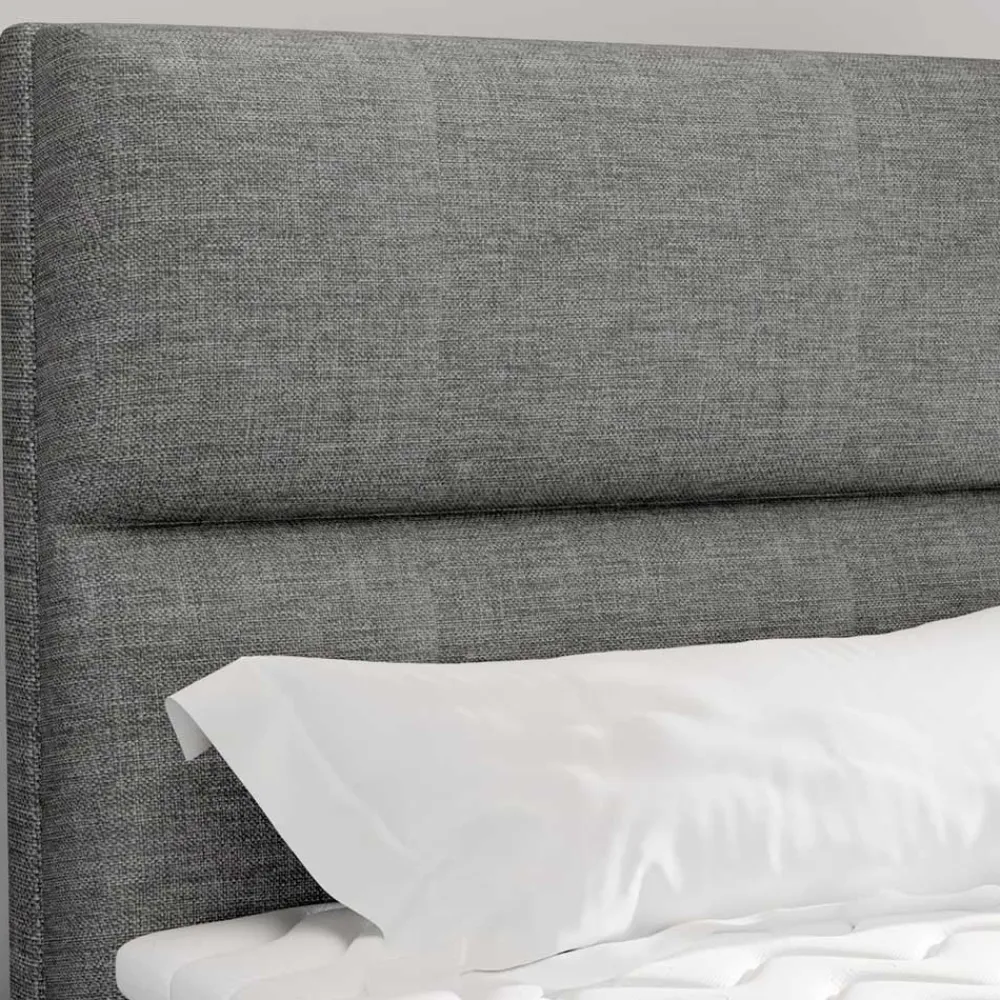 Wohnen Betten<90x200 Polsterbett in Grau - Pandaua