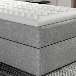 Wohnen Betten<90x200 Polsterbett in Grau - Pandaua