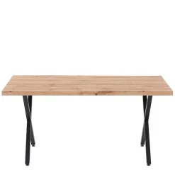 Wohnen Sitzgruppe<X-Fuß Esstisch & Stühle Set - Cralega (fünfteilig)