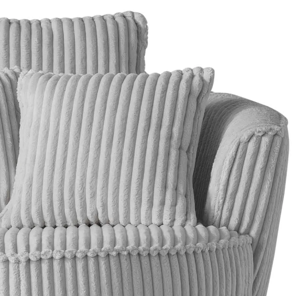 Wohnen Sessel<XL Drehsessel mit Hocker Set - Iliana (zweiteilig)