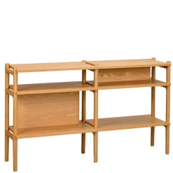 Wohnen Regale<140x81x36 4 Fächer Regal in modernem Design - Ulapos