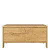 Wohnen Tv & Hifi-Möbel|Lowboards<98x48x34 2 Schubladen Kommode aus Kiefer - Etvina