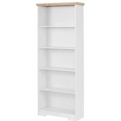 Wohnen Regale|Vitrinen<75x180x30 Bücher Regal mit fünf Fächern - Akedra