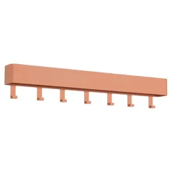 Wohnen Garderoben<72x12x8 cm Garderobe Hakenleiste in Terracotta - Mayo