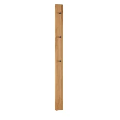 Wohnen Garderoben<12x163x5 cm Garderobenpaneel aus Asteiche Massivholz - Sotunes