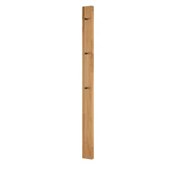 Wohnen Garderoben<12x163x5 cm Garderobenpaneel aus Asteiche Massivholz - Sotunes
