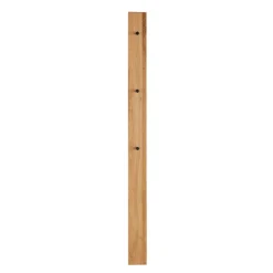 Wohnen Garderoben<12x163x5 cm Garderobenpaneel aus Asteiche Massivholz - Sotunes