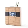 Wohnen Highboards<120x134x37 cm Highboard mit drei Türen - Vecenda