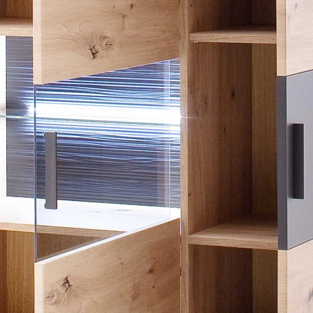 Wohnen Highboards<120x134x37 cm Highboard mit drei Türen - Vecenda