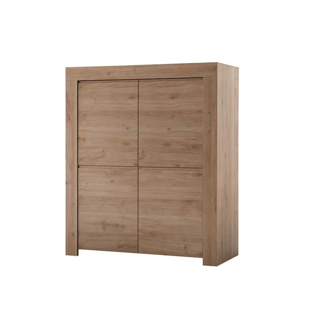 Wohnen Highboards<110x140x42 cm Highboard 4-türig - Karika