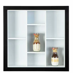 Wohnen Regale<67x67x14 cm Hängeregal mit sieben Fächern - Vakasa