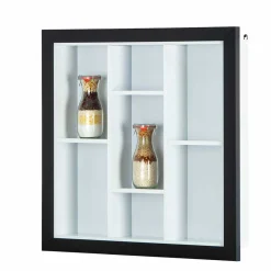 Wohnen Regale<67x67x14 cm Hängeregal mit sieben Fächern - Vakasa
