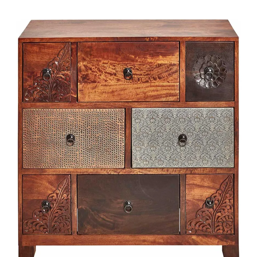 Wohnen Kommoden<85x85x35 cm Kommode mit acht Schubladen - Welina