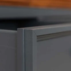 Wohnen Kommoden<112x88x45 cm Landhaus Kommode in Grau & Eiche - Witenga