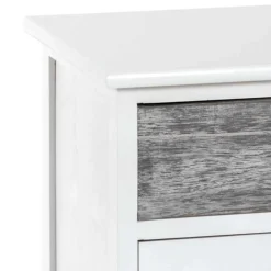 Wohnen Kommoden<41x60x31 cm Landhaus Nachtkommode aus Paulownia massiv - Geroga