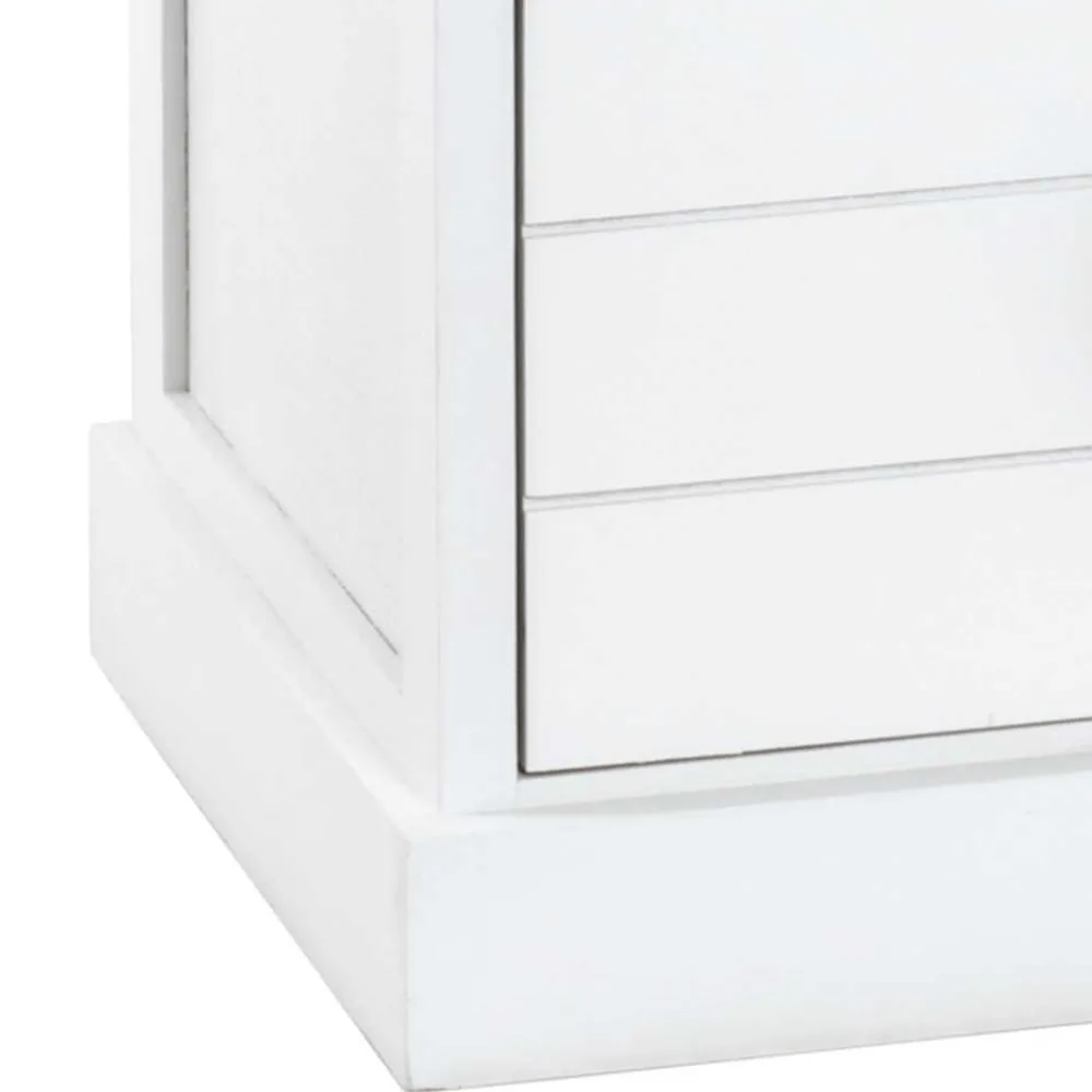 Wohnen Kommoden<41x60x31 cm Landhaus Nachtkommode aus Paulownia massiv - Geroga