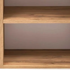 Wohnen Schränke<130x40x35 cm Midi Badschrank in Beton & Wildeiche - Mia