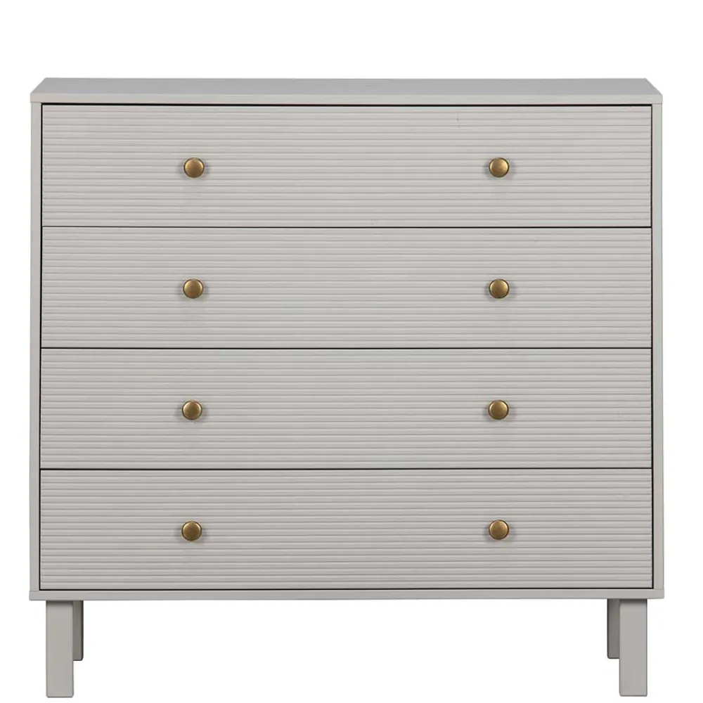 Wohnen Kommoden<94x91x52 cm Skandi Kommode in Grau - Huvina