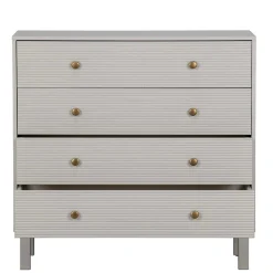 Wohnen Kommoden<94x91x52 cm Skandi Kommode in Grau - Huvina
