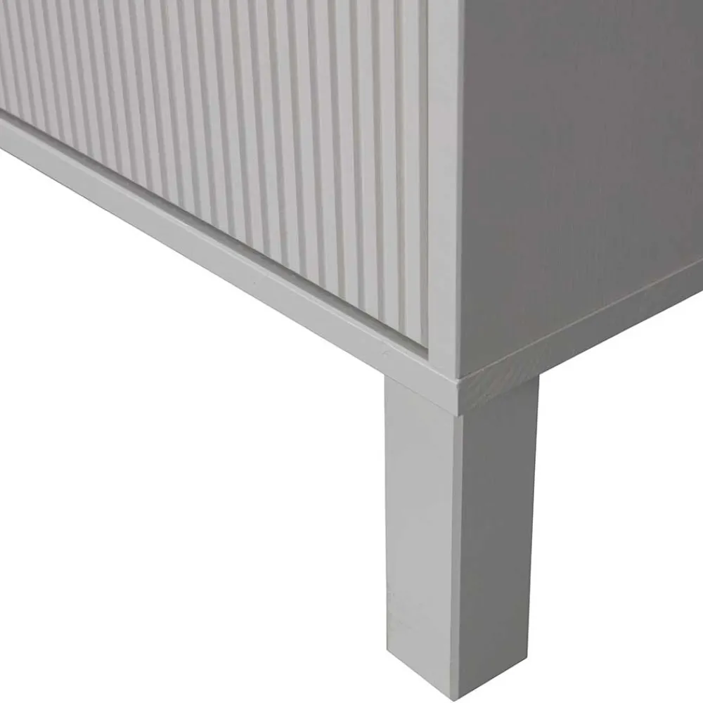 Wohnen Kommoden<94x91x52 cm Skandi Kommode in Grau - Huvina