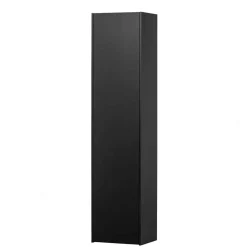 Wohnen Vitrinen|Schränke<44x188x35 cm 1-türiger Schrank in Schwarz lackiert - Riley