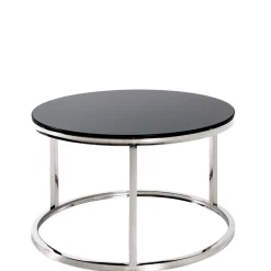 Wohnen Tische<60x36x60 Couchtisch aus Schwarzglas - Zyaman