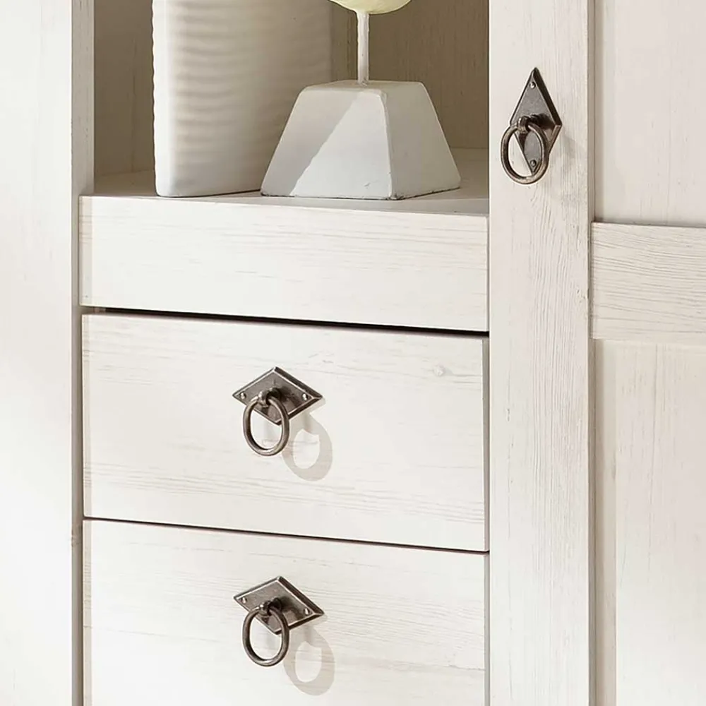 Wohnen Highboards<102x139x44 Country Highboard zweifarbig - Diatara