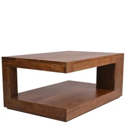 Wohnen Tische<90x40x60 Design Couchtisch aus massivem Holz - Macherie