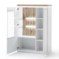 Wohnen Highboards<98x143x38 Design Highboard mit Beleuchtung LED - Caldri