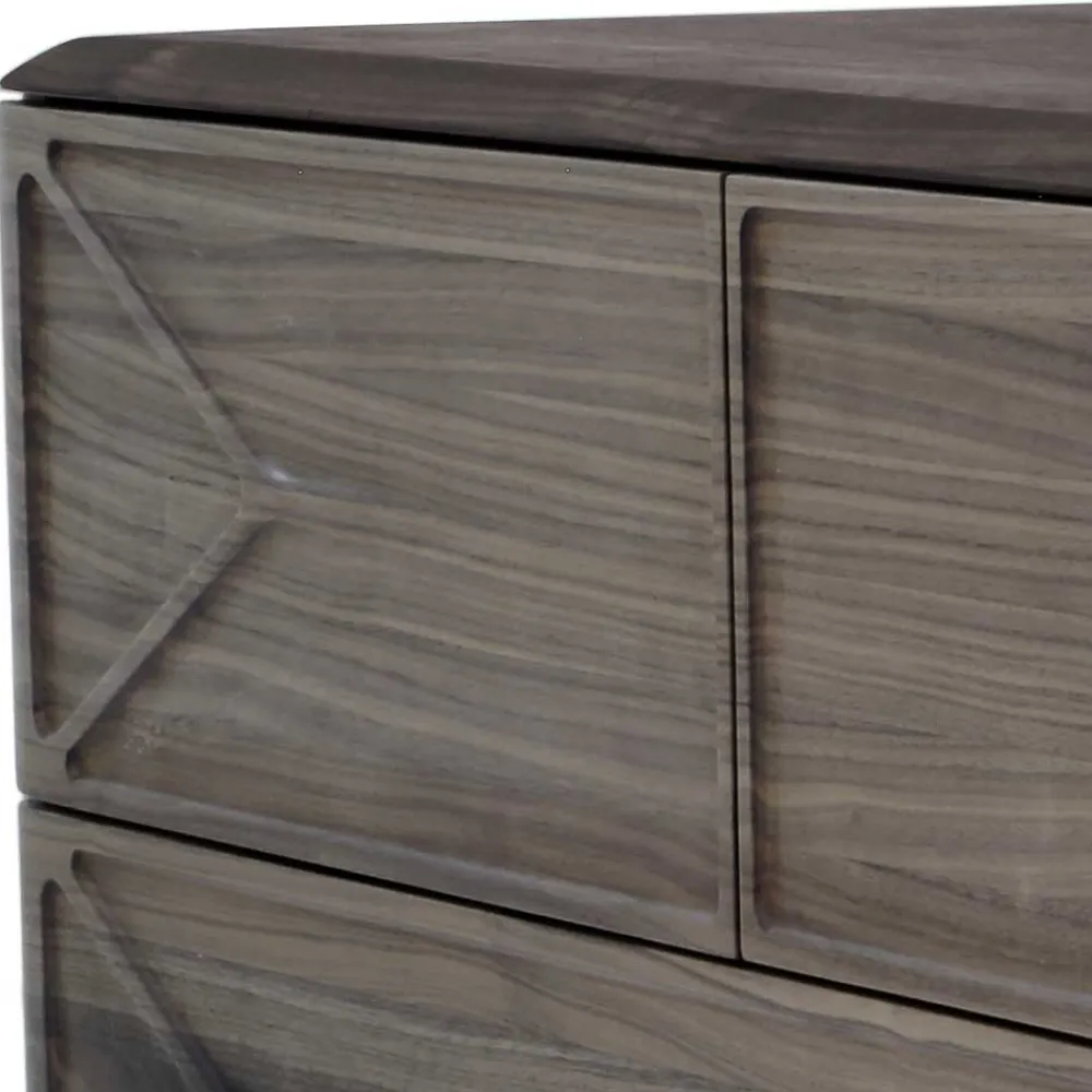 Wohnen Sideboards<120x78x40 Design Kommode aus Nussbaum - Rivossa