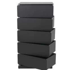 Wohnen Kommoden<37x73x26 Design Kommode mit fünf Schubladen - Locoro
