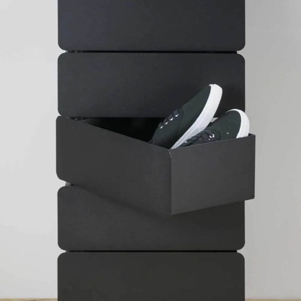 Wohnen Kommoden<37x73x26 Design Kommode mit fünf Schubladen - Locoro