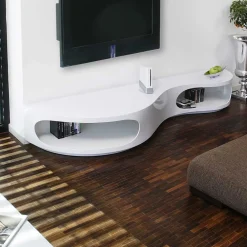 Wohnen Lowboards<200x30x50 Design Lowboard für TV mit Fächern - Cepters