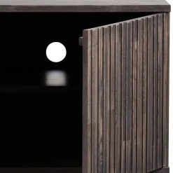 Wohnen Lowboards<150x56x44 Design Lowboard in Esche Dunkel - Eyes