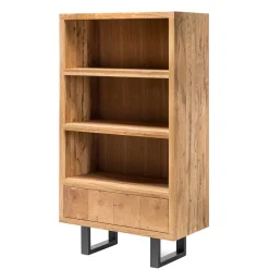 Wohnen Regale<90x160x45 Design Regal aus Asteiche - Ventida