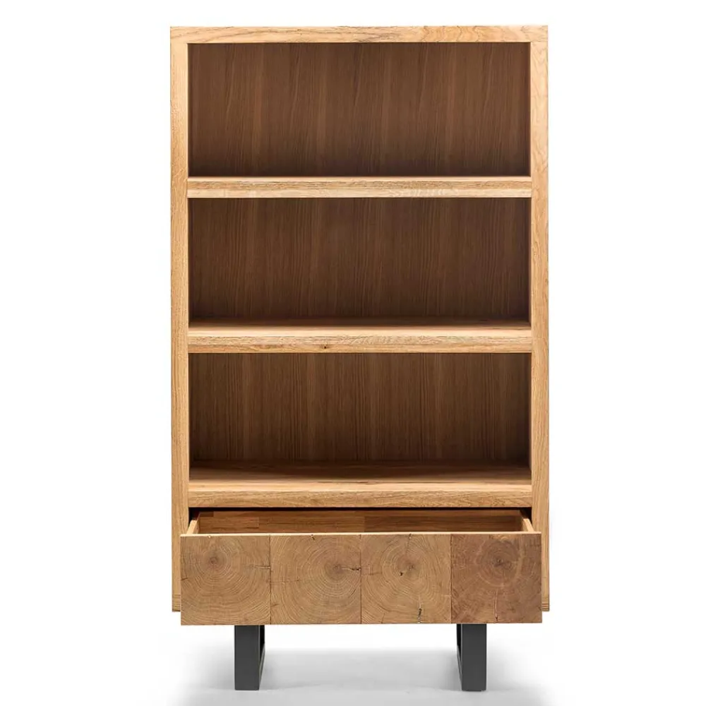 Wohnen Regale<90x160x45 Design Regal aus Asteiche - Ventida
