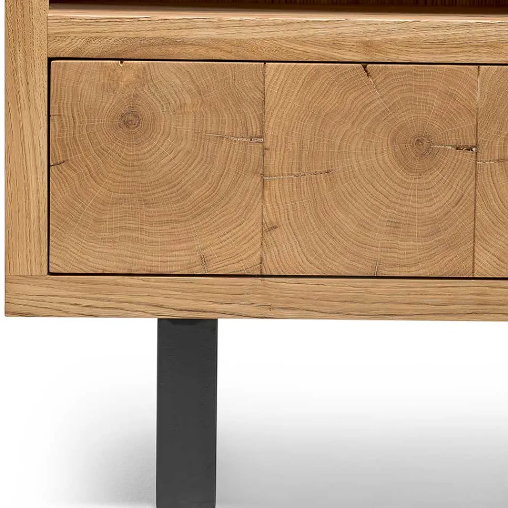 Wohnen Regale<90x160x45 Design Regal aus Asteiche - Ventida