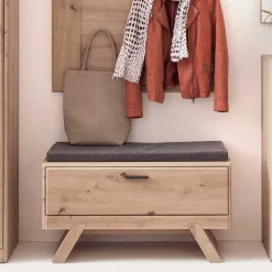 Wohnen Sitzbank<89x47x39 Design Truhenbank mit Klappe - Larinca