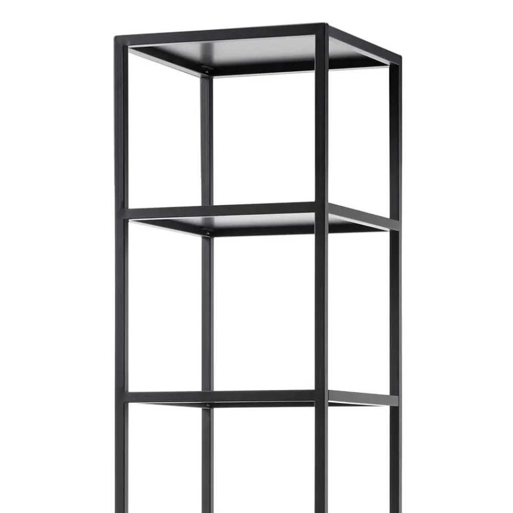 Wohnen Regale<40x197x40 Designer Regal in Weiß & Schwarz - Enkraja